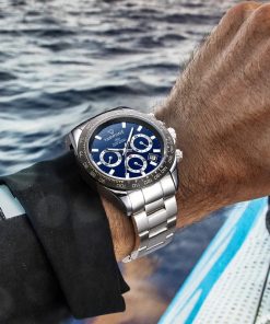 Đồng hồ Mark Fairwhale 5030 chính hãng nam 6 kim máy pin Nhật 42mm (2)