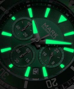 Đồng hồ Mark Fairwhale 5770 chính hãng nam dây kim loại 40mm (2)
