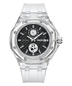 Đồng hồ Mark Fairwhale 5830 vỏ acrylic nam chính hãng hãng 42mm (2)