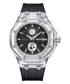 Đồng hồ Mark Fairwhale 5830 vỏ acrylic nam chính hãng hãng 42mm (2)