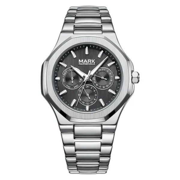 Đồng hồ Mark Fairwhale 5890 chính hãng nam 6 kim 44mm (7)