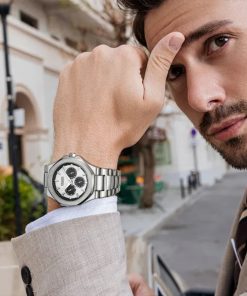 Đồng hồ Mark Fairwhale 5890 chính hãng nam 6 kim 44mm (7)