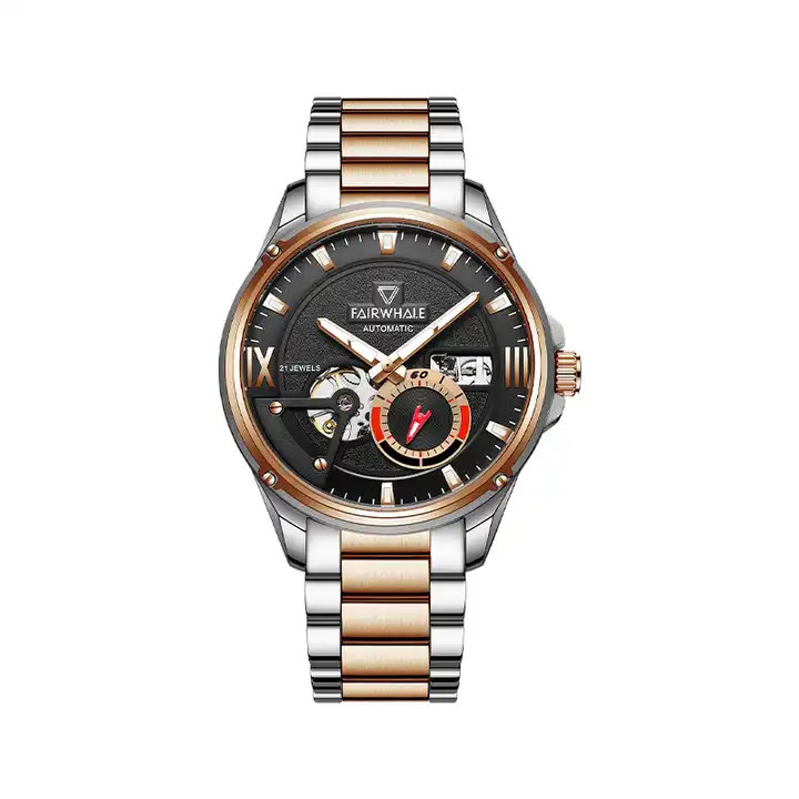 Đồng hồ Mark Fairwhale 6070 chính hãng máy lộ cơ Automatic 42mm (2)