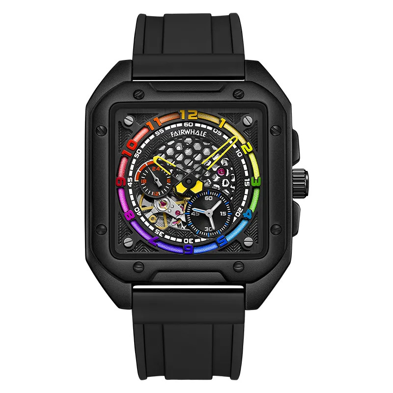 Đồng hồ Mark Fairwhale 6370 nam máy cơ Automatic chính hãng 41mm (2)