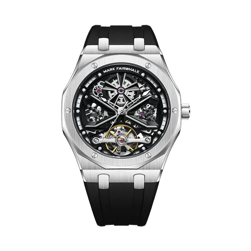 Đồng hồ Mark Fairwhale 6400 nam máy cơ Automatic chính hãng 42mm (2)