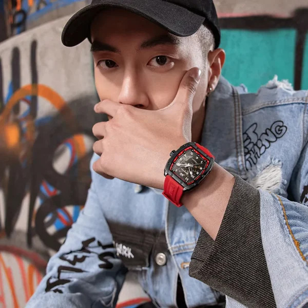 Đồng hồ Mark Fairwhale 6450 chính hãng nam máy cơ Nhật 42mm (2)