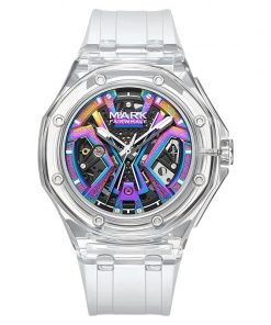 Đồng hồ Mark Fairwhale 6550 nam vỏ acrylic chính hãng 42mm (2)