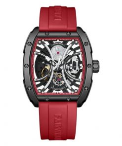 Đồng hồ Mark Fairwhale 6560 mặt lộ cơ Automatic chính hãng 42mm (2)