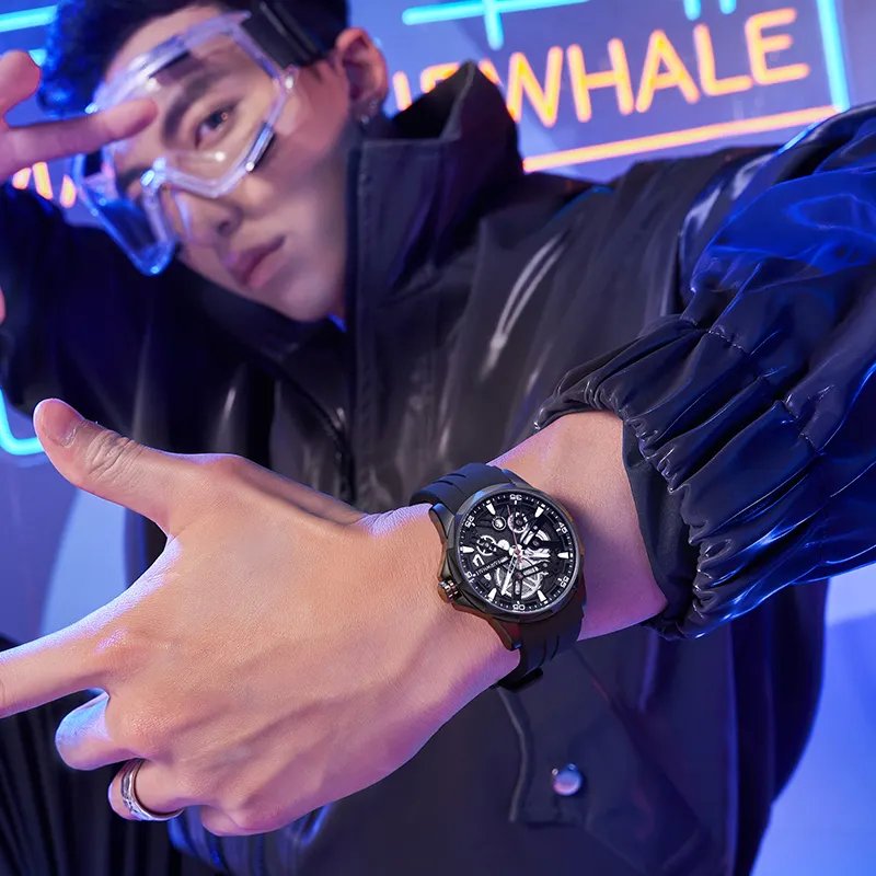 Đồng hồ Mark Fairwhale 6620 chính hãng nam máy cơ Automatic 43mm (2)