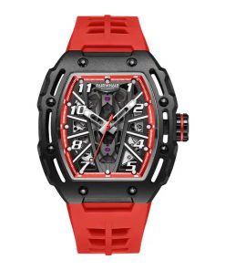 Đồng hồ Mark Fairwhale 6640 chính hãng nam cọc số da quang 44mm (2)