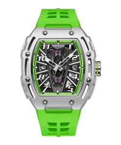 Đồng hồ Mark Fairwhale 6640 chính hãng nam cọc số da quang 44mm (2)