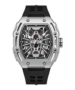 Đồng hồ Mark Fairwhale 6640 chính hãng nam cọc số da quang 44mm (2)