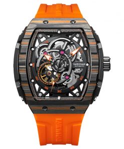 Đồng hồ Mark Fairwhale 6660 nam dây cao su chính hãng 47mm (2)