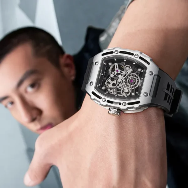 Đồng hồ Mark Fairwhale 6700 chính hãng nam máy cơ Automatic 43mm (6)