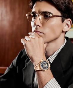 Đồng hồ Mark Fairwhale 6740 nam máy lộ cơ Automatic chính hãng 46mm (2)