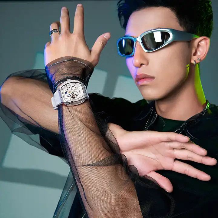 Đồng hồ Mark Fairwhale chính hãng 6670 dáng thùng rượu 47mm (2)