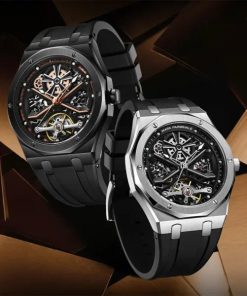 Đồng hồ Mark Fairwhale chính hãng nam 6400 dây cao su 42mm