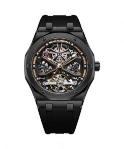 Đồng hồ Mark Fairwhale chính hãng nam 6400 dây cao su 42mm