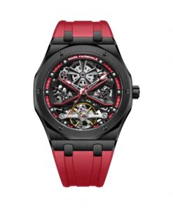 Đồng hồ Mark Fairwhale chính hãng nam 6400 dây cao su 42mm