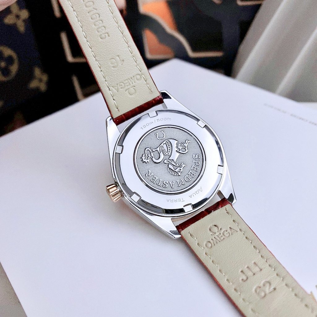 Đồng hồ Omega Seamaster Aqua Terra nữ máy thụy sỹ dây da 34mm