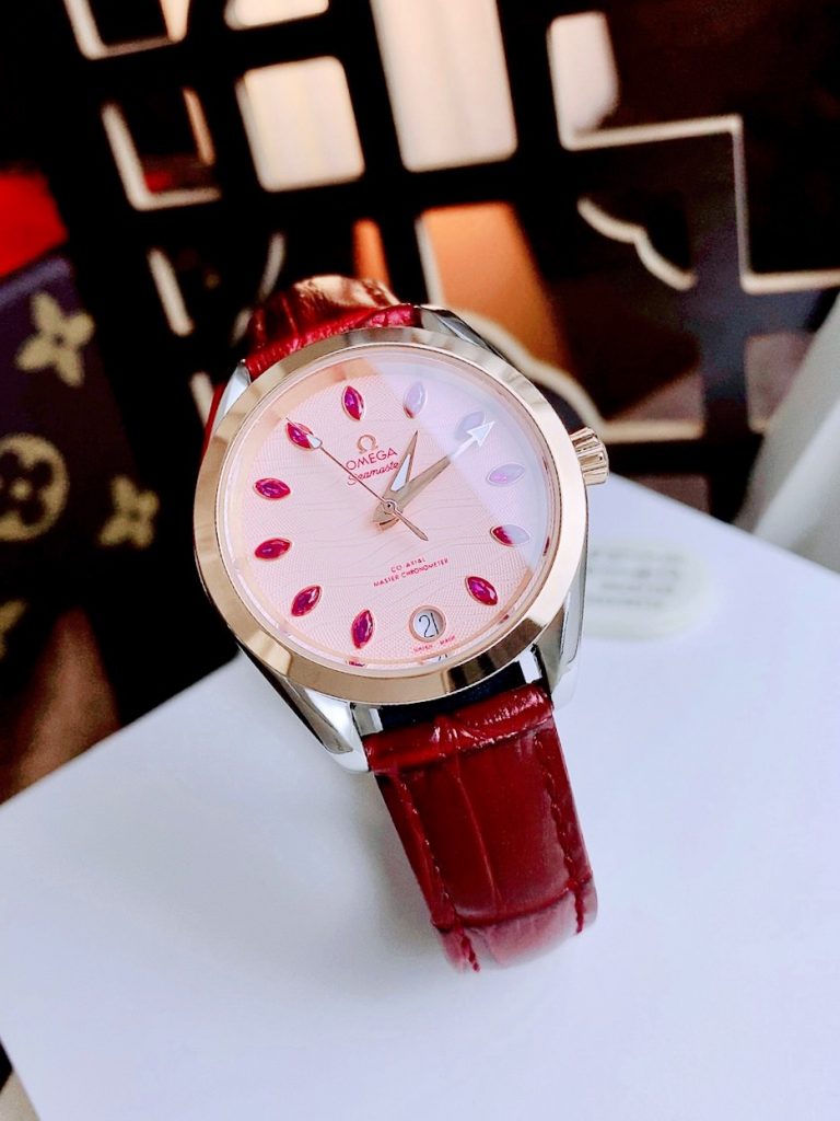 Đồng hồ Omega Seamaster Aqua Terra nữ máy thụy sỹ dây da 34mm