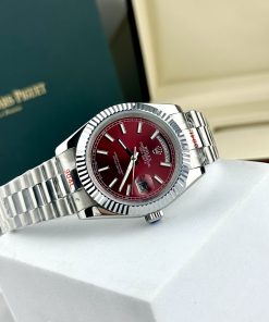 Đồng hồ Rolex Day-Date nam máy cơ Nhật cọc số dạ quang Fake 1:1 40mm