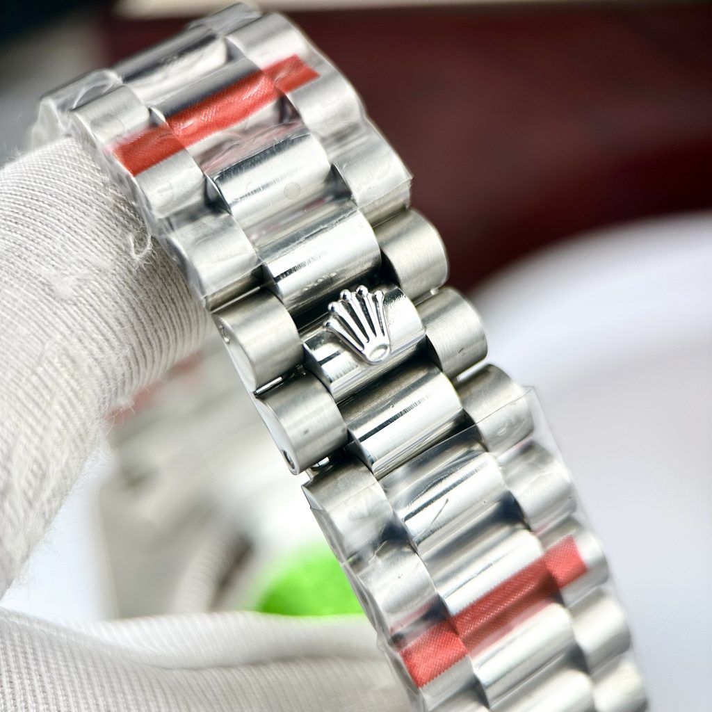 Đồng hồ Rolex Day-Date nam máy cơ Nhật cọc số dạ quang Fake 1:1 40mm