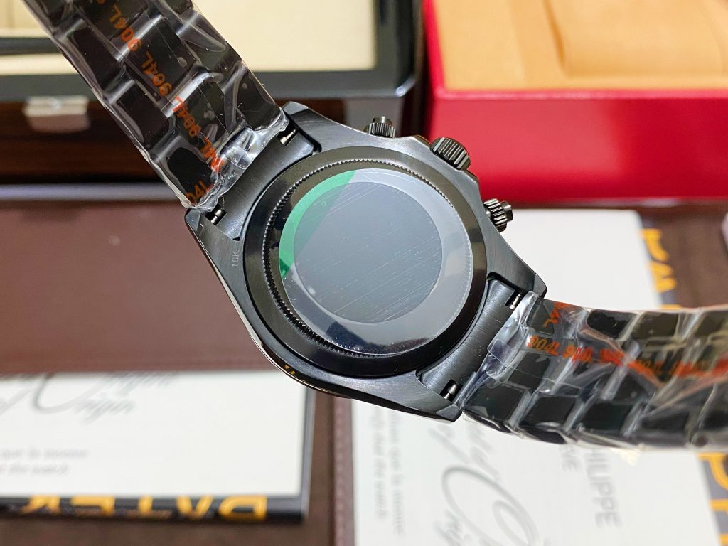 Đồng hồ Rolex Daytona nam máy cơ Nhật full Black Fake giá rẻ 40mm