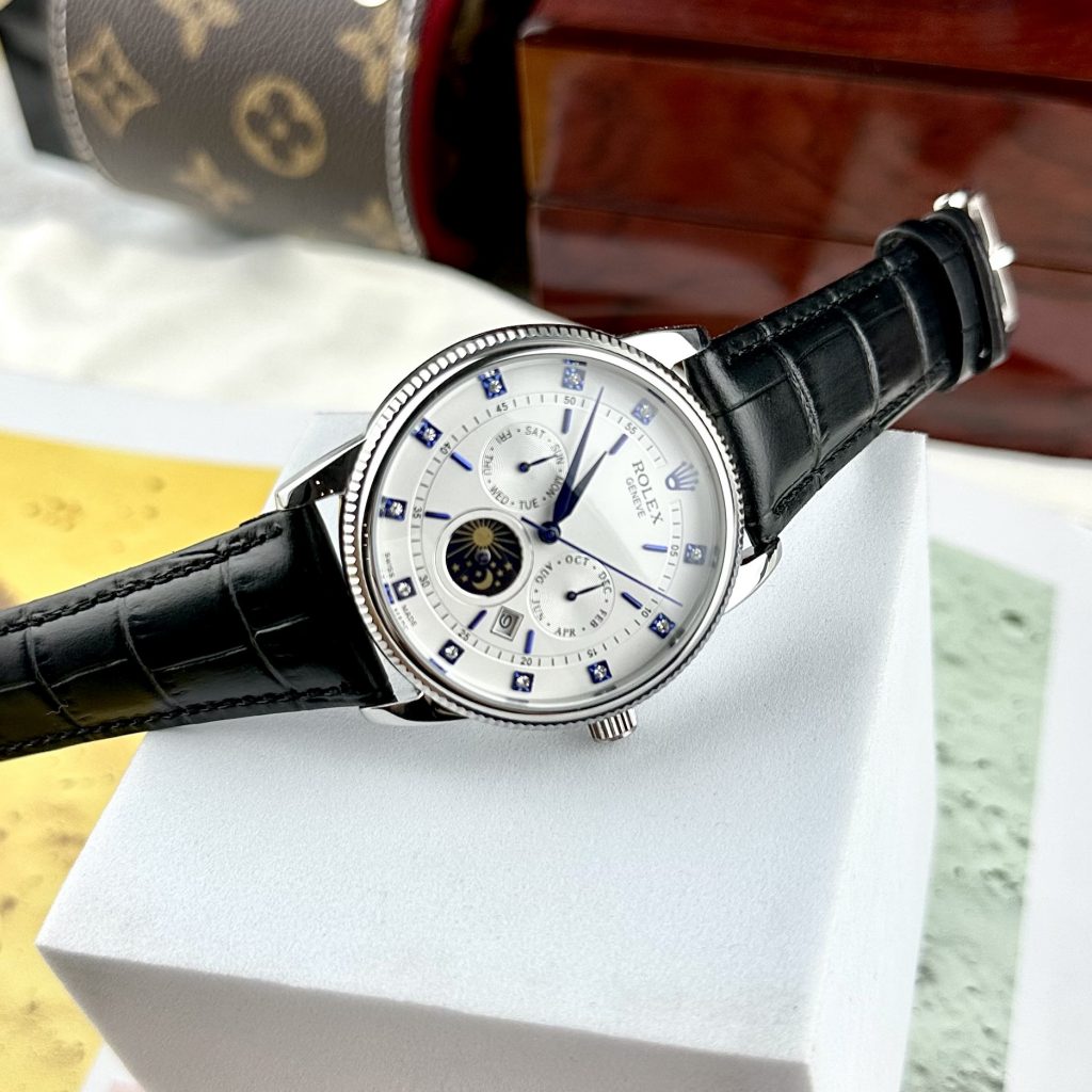 Đồng hồ Rolex Sun And Moon Nam máy cơ Nhật Fake 1 1 40mm