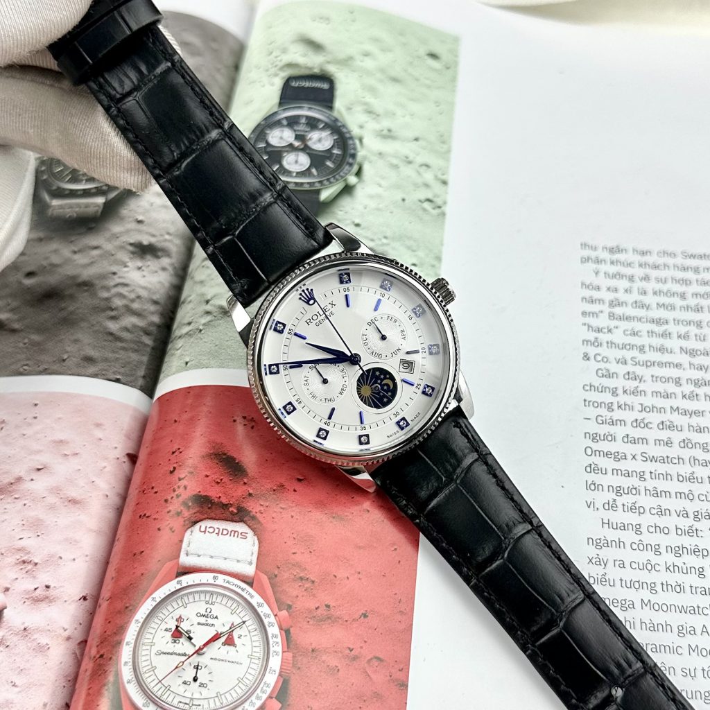 Đồng hồ Rolex Sun And Moon Nam máy cơ Nhật Fake 1 1 40mm