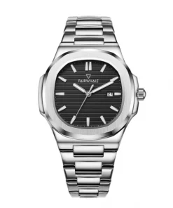 Đồng hồ chính hãng Mark Fairwhale 5610 nam dây kim loại 40mm (2)