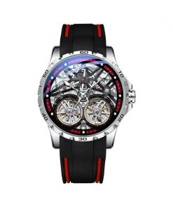 Đồng hồ chính hãng Mark Fairwhale 6210 nam máy lộ cơ Automatic 44mm (2)