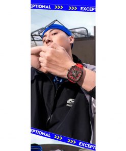 Đồng hồ chính hãng Mark Fairwhale 6410 nam mặt vuông 42mm (2)