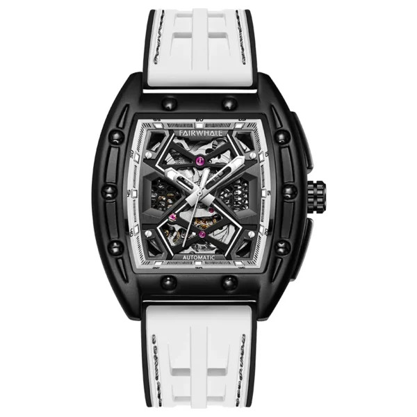 Đồng hồ chính hãng Mark Fairwhale 6520 nam dây cao su 42mm