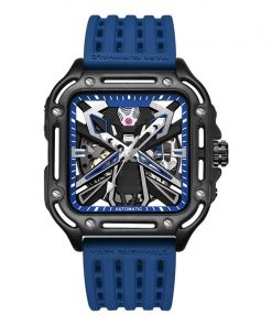 Đồng hồ chính hãng Mark Fairwhale 6540 nam mặt vuông 44mm (2)