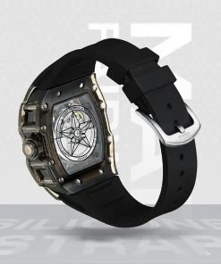 Đồng hồ chính hãng Mark Fairwhale 6810 nam vỏ acrylic 43mm (2)