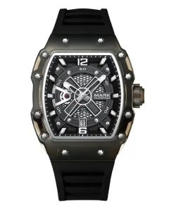 Đồng hồ chính hãng Mark Fairwhale 6810 nam vỏ acrylic 43mm (2)
