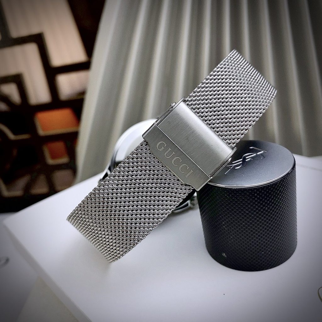 Đồng hồ nam Gucci like auth dây kim loại 40mm