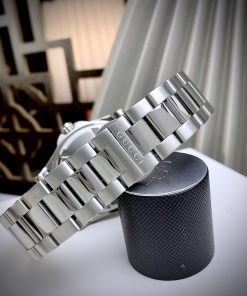 Đồng hồ nam like auth Gucci YA 136353 dây kim loại 40mm