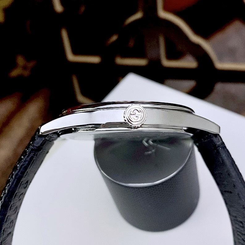 Đồng hồ nữ Gucci Ladies YA1264049 like auth mặt trắng dây da 35mm