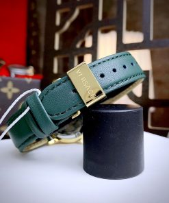 Đồng hồ nữ Versace Tribute like auth mặt xanh máy pin thụy 36mm