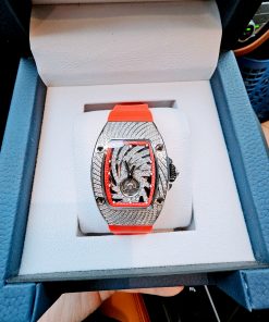 Đồng hồ nữ chính hãng Hanboro đính đá mặt lốc xoáy 36mm (5)