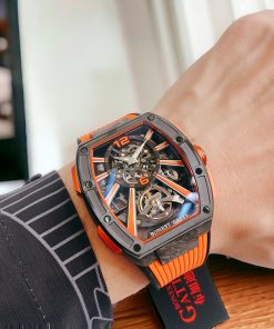 Đồng hồ Bonest Gatti BG9950 vân carbon chính hãng nam