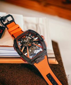 Đồng hồ Bonest Gatti BG9950 vân carbon chính hãng nam