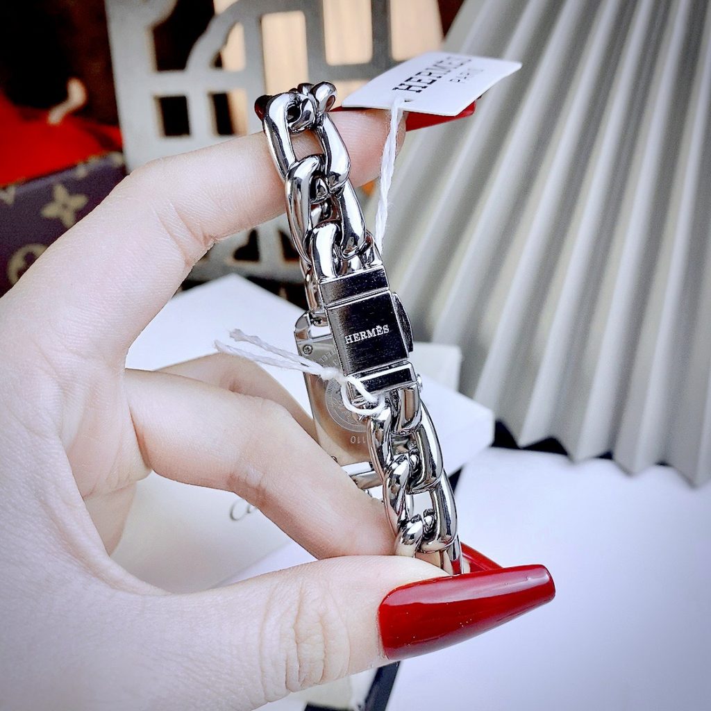 Đồng hồ Hermes nữ HERMES NANTUCKET dây kim loại Fake giá rẻ 20x34mm