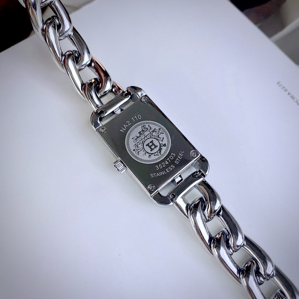 Đồng hồ Hermes nữ HERMES NANTUCKET dây kim loại Fake giá rẻ 20x34mm