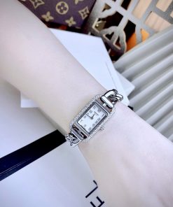 Đồng hồ Hermes nữ HERMES NANTUCKET dây kim loại Fake giá rẻ 20x34mm