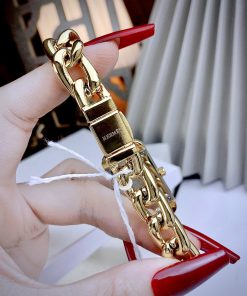 Đồng hồ Hermes nữ HERMES NANTUCKET màu vàng Gold đính đá 20x34mm