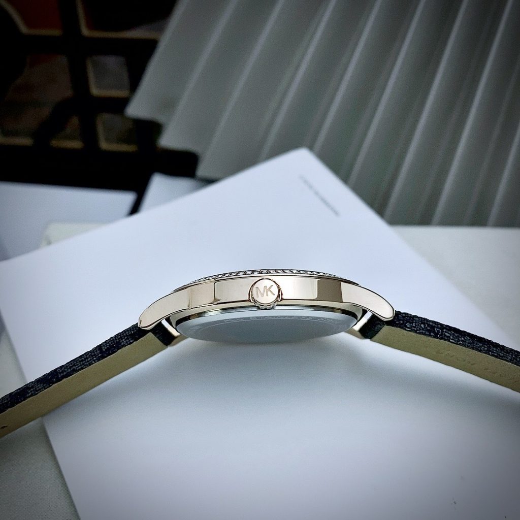 Đồng hồ Michael Kors nữ dây da Like Auth Mk4723 39mm