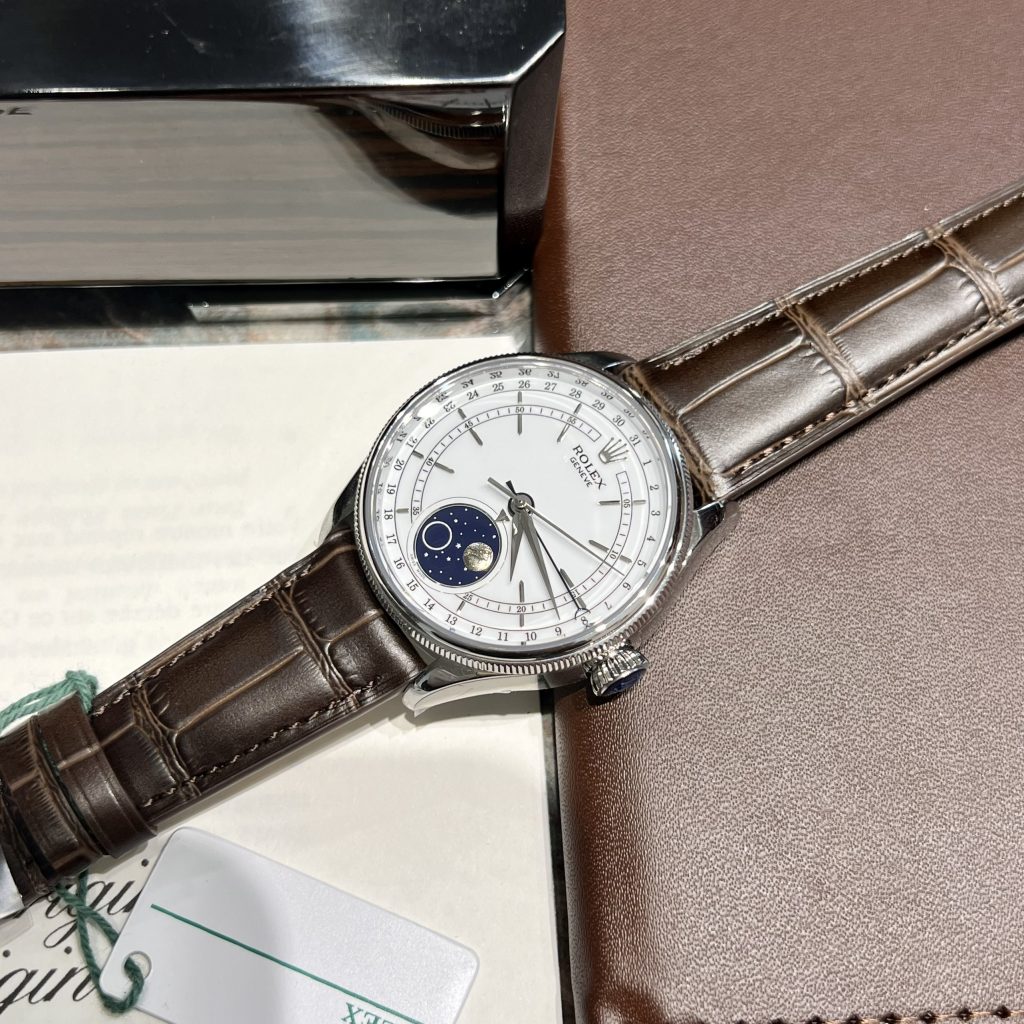 Đồng hồ Rolex Cellini Moonphase Replica cao cấp 39mm (8)